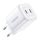 UGREEN Nexode Power Charger, 2x USB-C, PD3.0, QC4.0, GaN, 45W (alb)