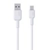 Cablu Aukey CB-NAC1 USB-A la USB-C 1m (alb)