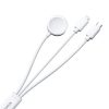 Apple Watch mágneses töltő Joyroom S-IW008 Lightning + USB-C 5V 1,2m (fehér)