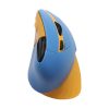 Mouse vertical fără fir Dareu LM138G 2.4G 800-1600 DPI (albastru-galben)