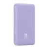 Baseus Mágneses Mini Powerbank, 5000mAh, 20W (lila)