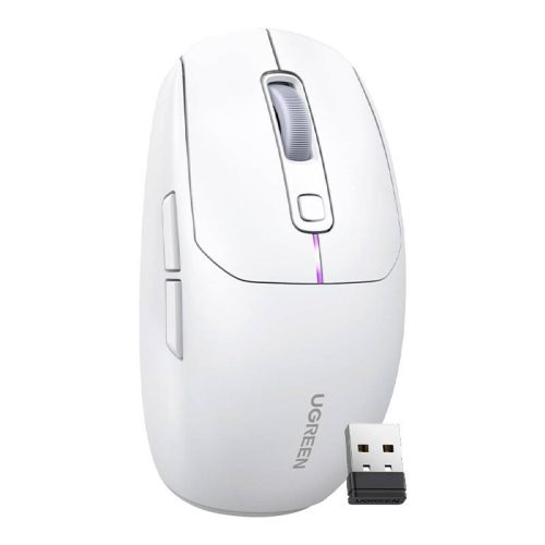 UGREEN MU103 Mouse wireless cu 3 moduri (alb)