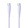 Cablu USB-C la USB-C Toocki TXCTT1- BMH01-P, 1m, PD, FC 100W (violet)