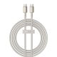 Cablu USB-C la USB-C Baseus Tungsten Gold, 100W, 2m (auriu)