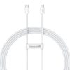 Kábel szybkiego ładowania USB-C do USB-C Baseus Superior 2 100W 2m (biały)