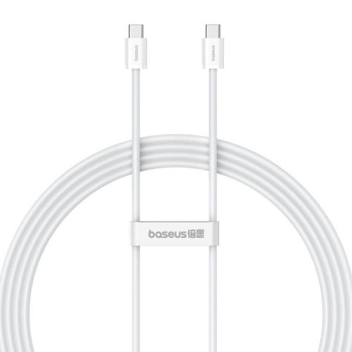 Kábel szybkiego ładowania USB-C do USB-C Baseus Superior 2 100W 2m (biały)