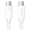 gyors töltőkábel Baseus Superior 2 USB-C - USB-C 240W, 1,8m (fehér)