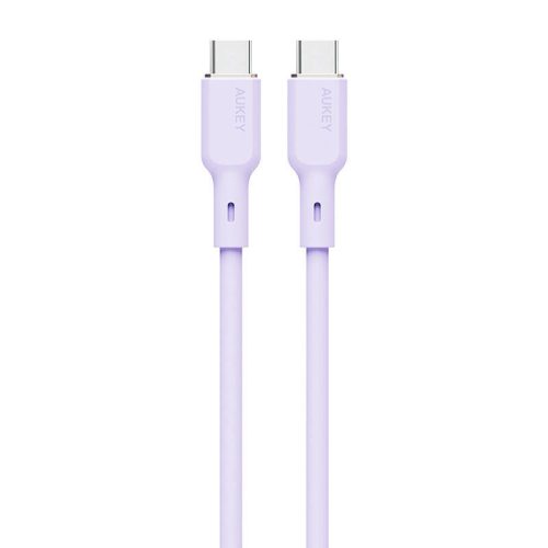 USB-C-USB-C kábel Aukey CB-SCC102, 100W, 1,8m (levendula)