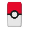 Mágneses powerbank OTL 5000 mAh, USB-C 15W, Pokemon Pokeball állvánnyal (piros-fehér)