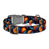Waudog "Oranges" nylon nyakörv QR kóddal, XL méret