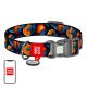 Waudog "Oranges" nylon nyakörv QR kóddal, S méret