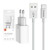 Mcdodo USB kettős töltő CH-6721 (EU) Type-C 1m utazási szett (fehér)