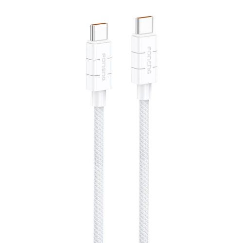 Foneng XS02 60W USB-C USB-C kábel, 1,2m (fehér)