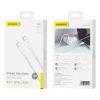 Foneng XS02 60W USB-C USB-C kábel, 1,2m (fehér)