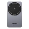 Ugreen W528 2 az 1-ben induktív töltő iPhone-hoz, AirPods, 20W (fehér)