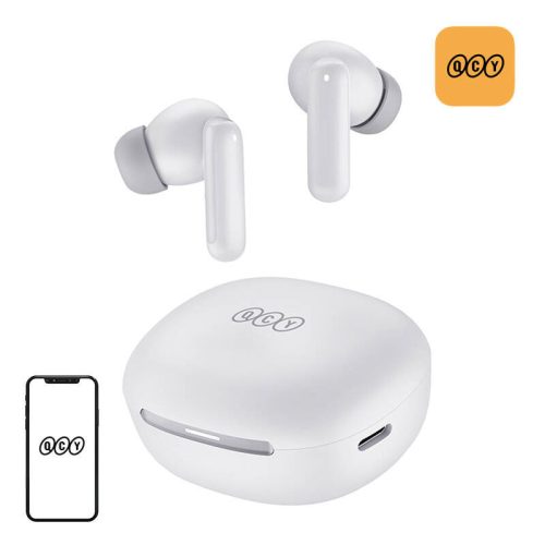TWS QCY MeloBuds HT16 fejhallgató (fehér)