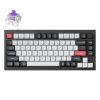 Keychron Q1 HE QMK vezeték nélküli billentyűzet RGB gombos mágneses ködkapcsoló (fekete)
