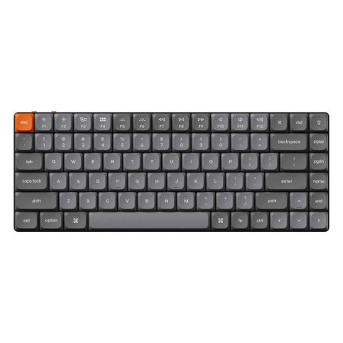 Keychron K3 Max QMK/VIA RGB alacsony profilú, ultra vékony, piros kapcsolós vezeték nélküli mechanikus billentyűzet