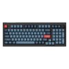 Keychron V5 Max QMK/VIA RGB Knob Red Switch vezeték nélküli mechanikus billentyűzet (fekete)