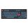 Keychron V5 Max QMK/VIA RGB Knob Red Switch vezeték nélküli mechanikus billentyűzet (fekete)