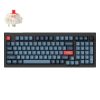 Keychron V5 Max QMK/VIA RGB Knob Red Switch vezeték nélküli mechanikus billentyűzet (fekete)