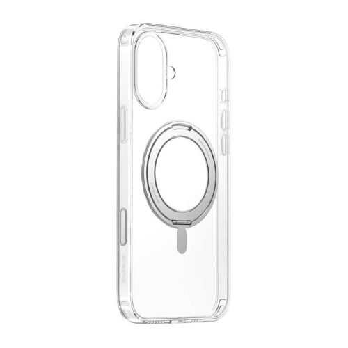 Baseus SkyRing 360° iP16 mágneses tok állvánnyal (átlátszó)