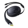Kábel USB-C 2W1 Baseus Fényes tükör, C+C / 100W / 1m (czarny)