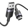 USB 2.0 A - USB-C 3A kábel Vention CTNBF 1 M (fekete)