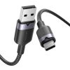 USB 2.0 A - USB-C 3A kábel Vention CTNBH 2M (fekete)