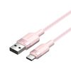 USB 2.0 A és USB-C 3A közötti kábel Vention CTNPH 2M (rózsaszín)