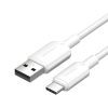 USB 2.0 A - USB-C 3A kábel Vention CTQWH 2M (fehér)