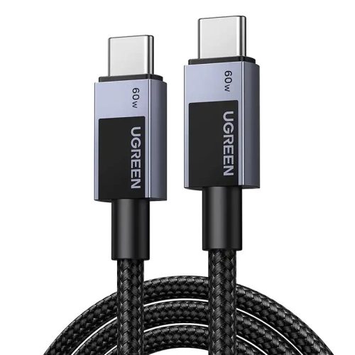 Ugreen L524 PD 3A 2m USB-C és USB-C kábel (szürke)