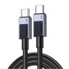 Ugreen L524 PD 3A 1m USB-C USB-C kábel (szürke)