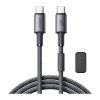 Kábel USB-C - USB-C Joyroom S-A50, 60W, 1.2m szary