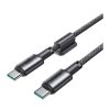 Kábel USB-C - USB-C Joyroom S-A50, 60W, 1.2m szary