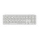 Ultra Slim Keychron B6 Pro 2.4G vezeték nélküli billentyűzet (fehér) [B6P-K8].