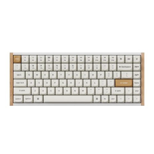 Keychron K2 HE vezeték nélküli RGB Nebula mágneses kapcsolós billentyűzet (fehér) [K2H-Q1].