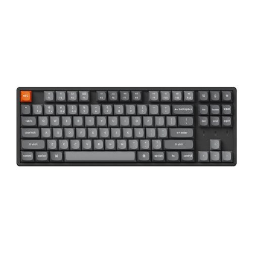 Keychron K8 Max RGB barna színű, vezeték nélküli billentyűzet (fekete) [K8M-J3].
