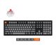 Keychron K10 Max RGB Red Switch vezeték nélküli billentyűzet (fekete) [K10M-B1].