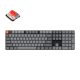 Keychron K5 Max RGB Red Switch vezeték nélküli, alacsony profilú billentyűzet (fekete) [K5M-H1].
