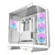 Darkflash DY470 számítógépház (fehér) + 4 ventilátor + GPU konzol