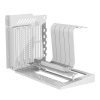 Darkflash DY470 számítógépház (fehér) + 4 ventilátor + GPU konzol