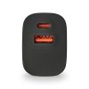 NGS fekete 33W Hálózati Töltő PD3.0 - 1 db USB-C + 1 db USB-A kimenettel